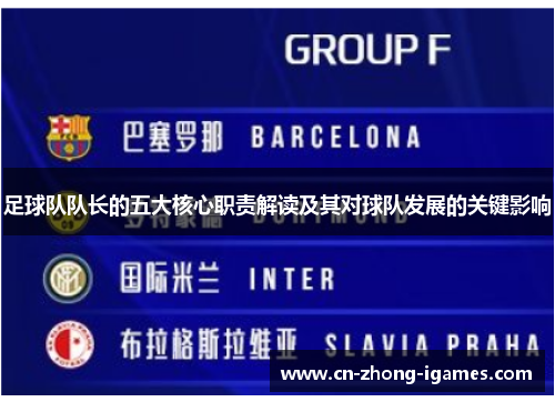 足球队队长的五大核心职责解读及其对球队发展的关键影响 足球队队长的五大核心职责解读及其对球队发展的关键影响